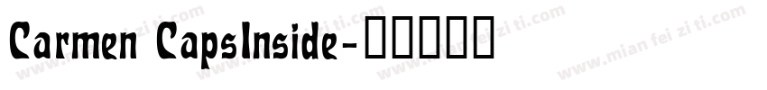 Carmen CapsInside字体转换